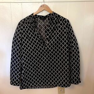 Brooks Brothers Black Blouse